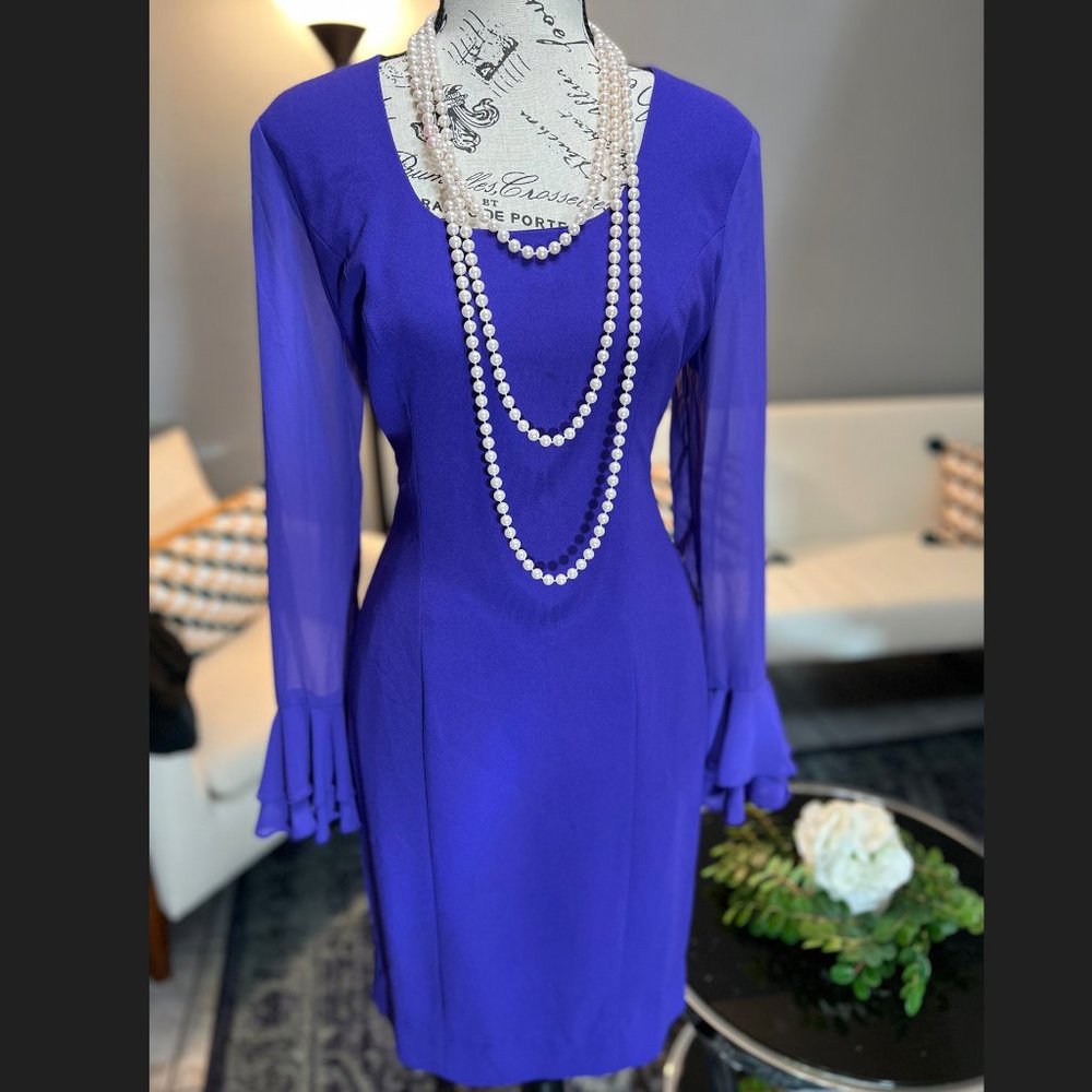 Purple elegant dress